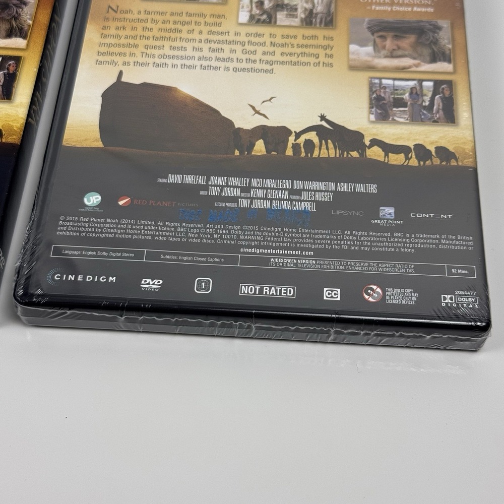 Noah's Ark (DVD) David Threlfall, Joanne Whalley, Nico Mirallegro, New Sealed - Picture 4 of 6